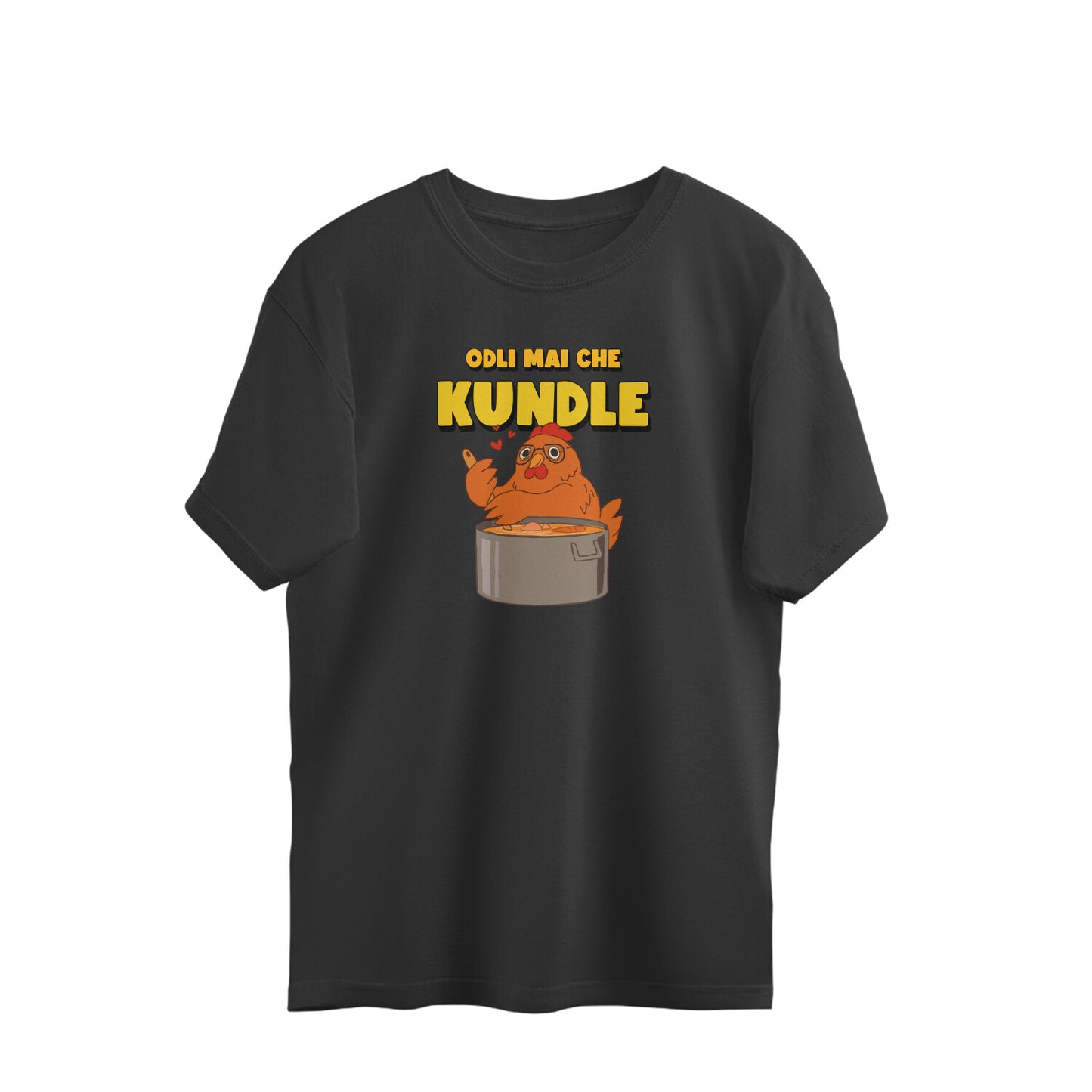 Odli Mai Che Kundle - Oversized-tshirt