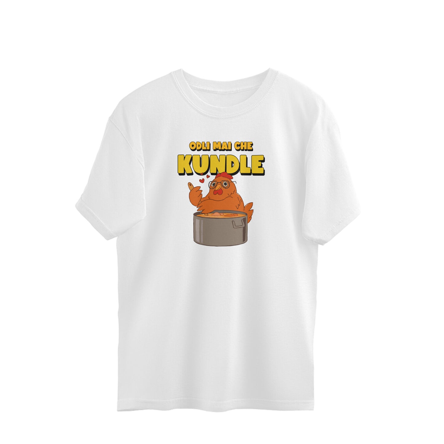 Odli Mai Che Kundle - Oversized-tshirt